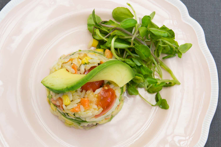 Recetas fáciles con aguacate: arroz frío con aguacate