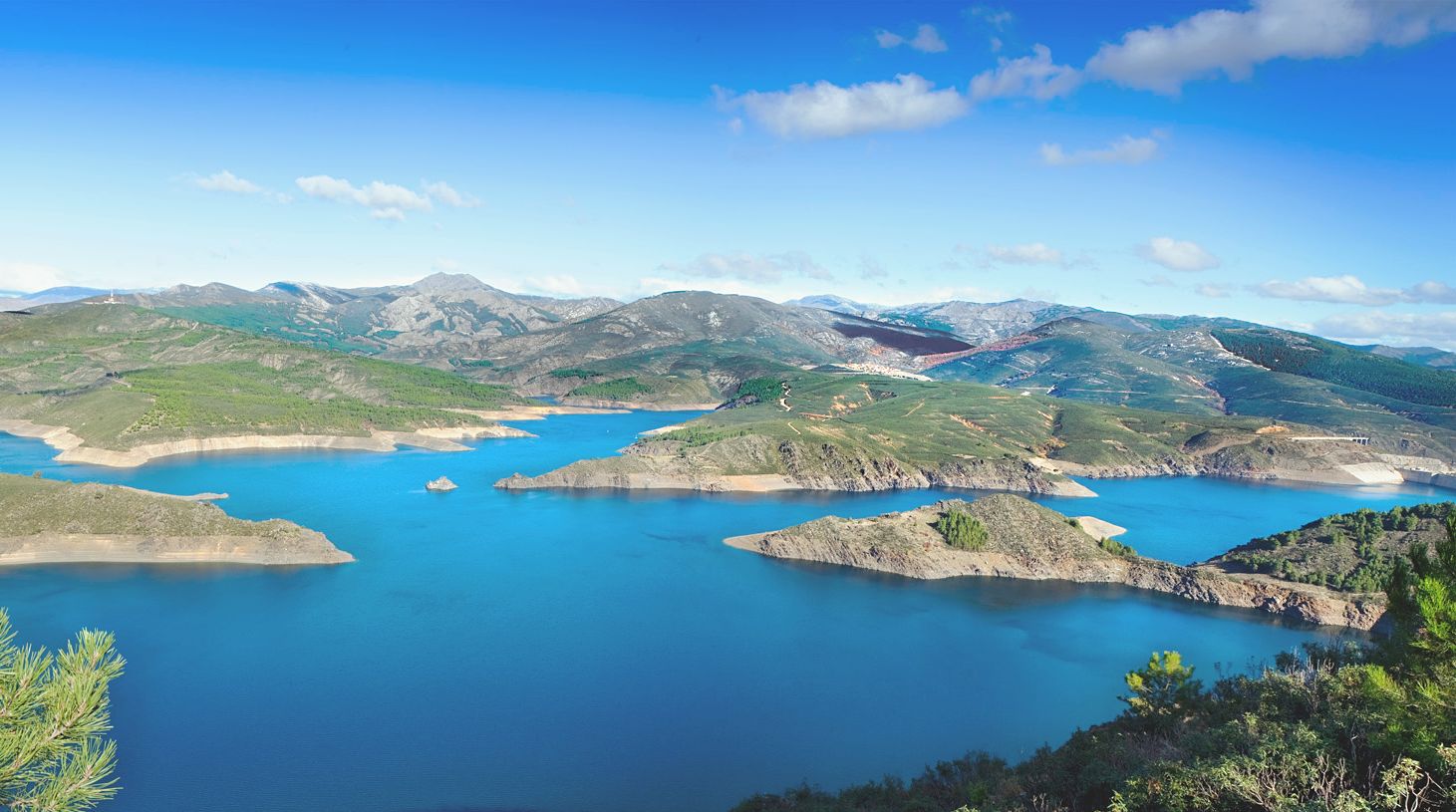 Embalse del Atazar en Madrid