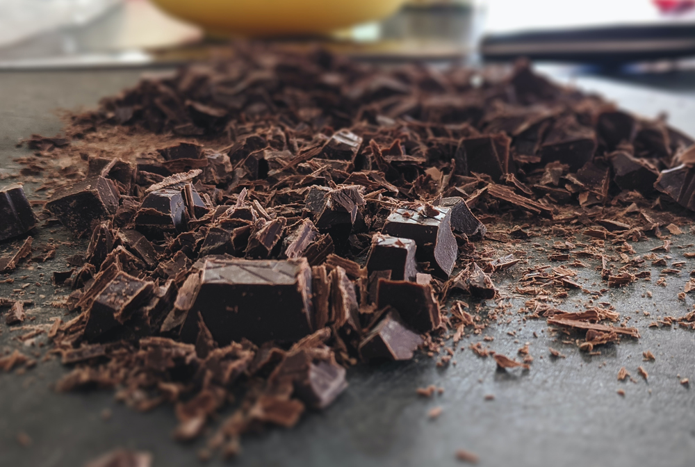 Alimentos saciantes: chocolate negro
