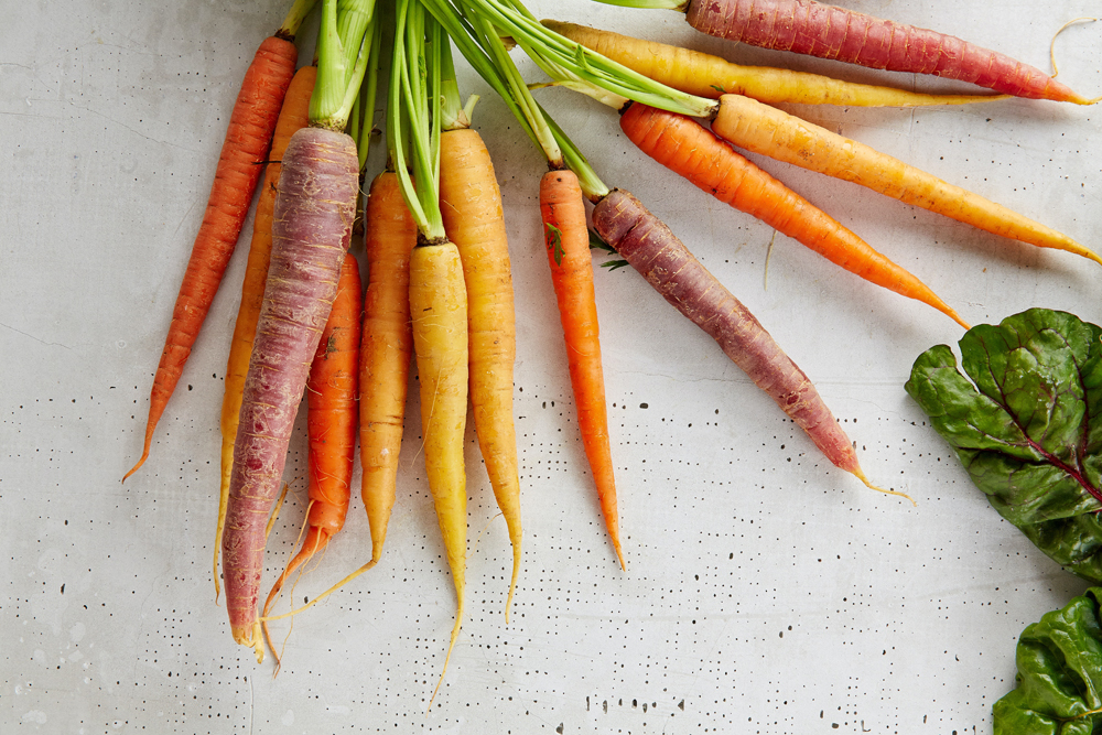 Alimentos saciantes: zanahorias
