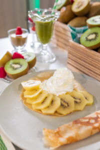 Recetas Samantha Vallejo Najera crepes con kiwi