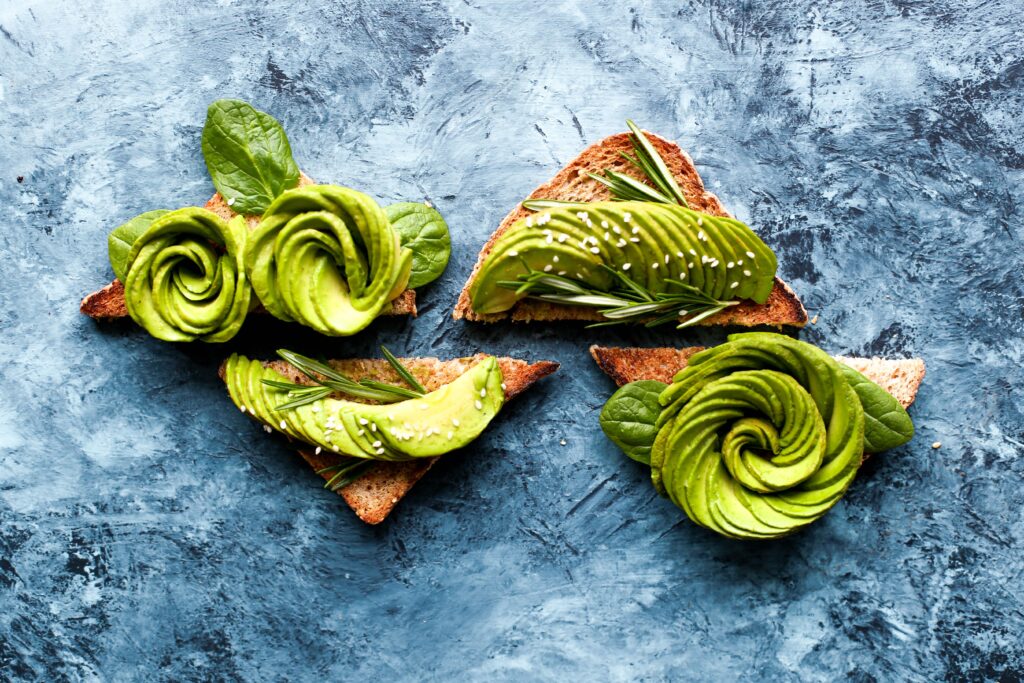Tostadas con aguacate