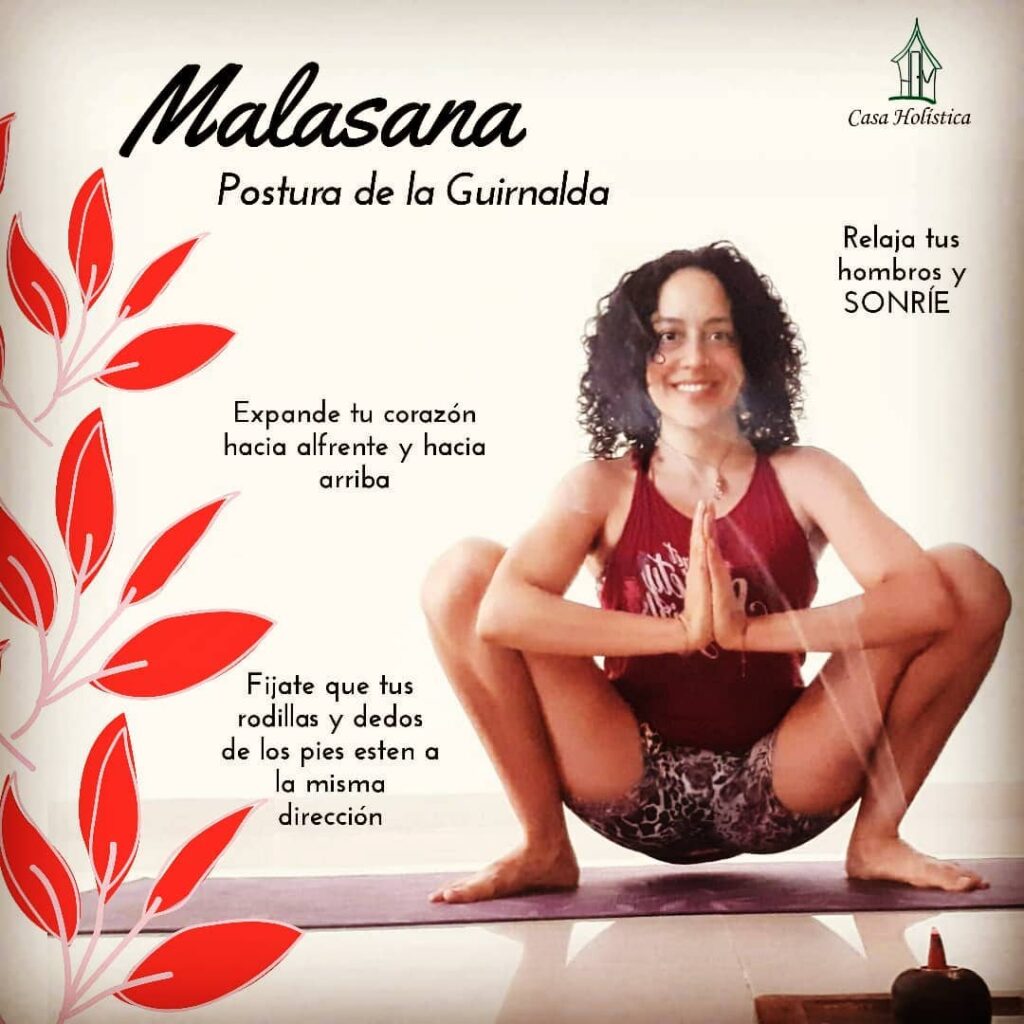 Malasana: cómo hacer la postura de la guirnalda