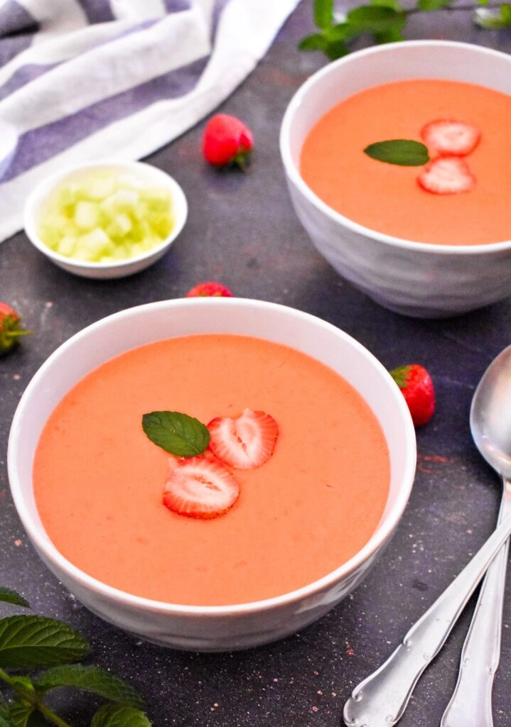 Receta de gazpacho de fresas