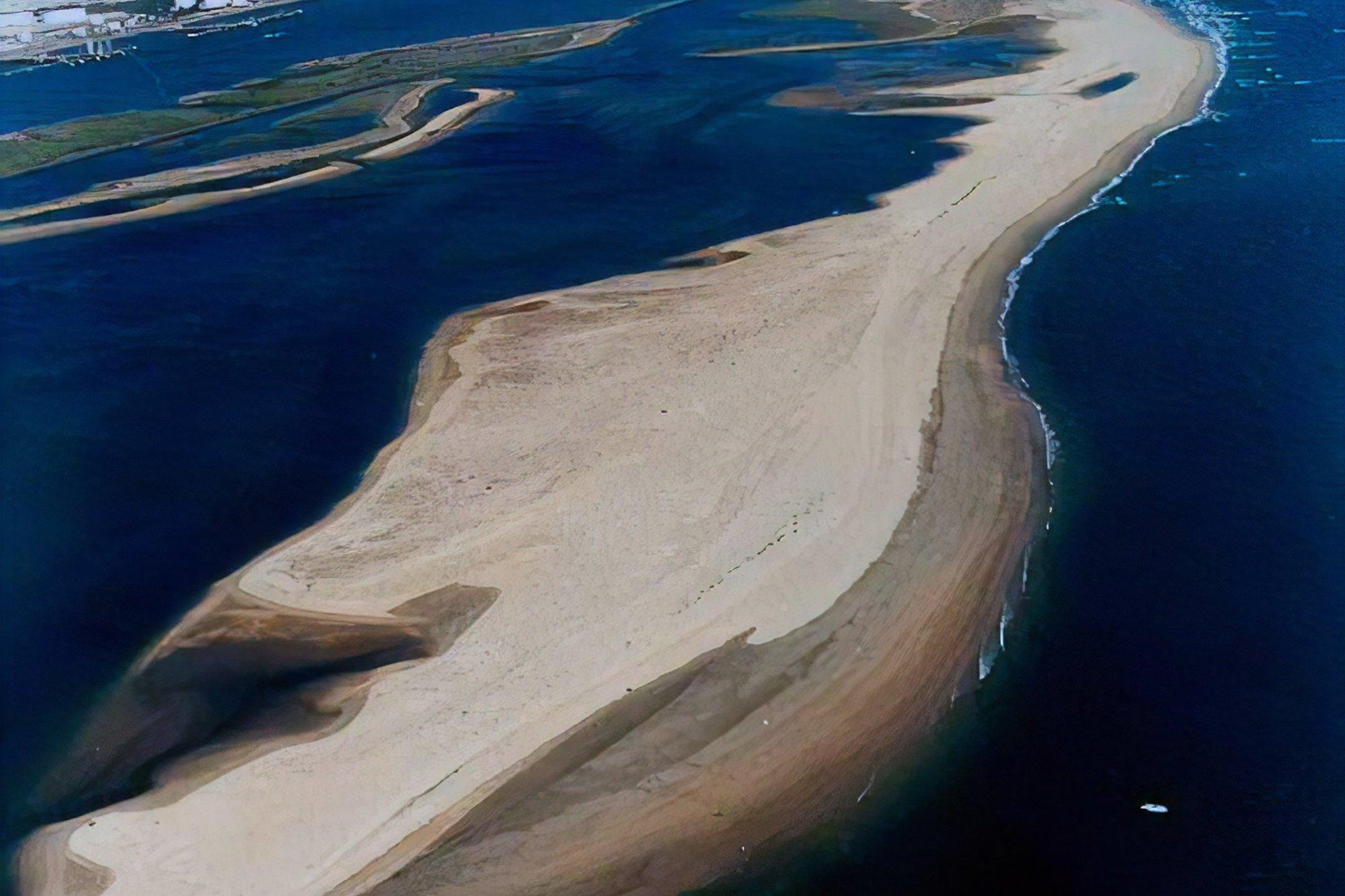 Playa del Espigón, en Huelva (Andalucía)