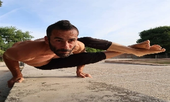 Rafa López, en un movimiento del Método Natural