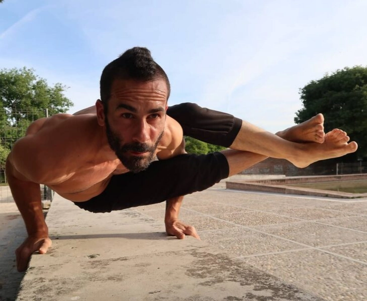 Rafa López, en un movimiento del Método Natural