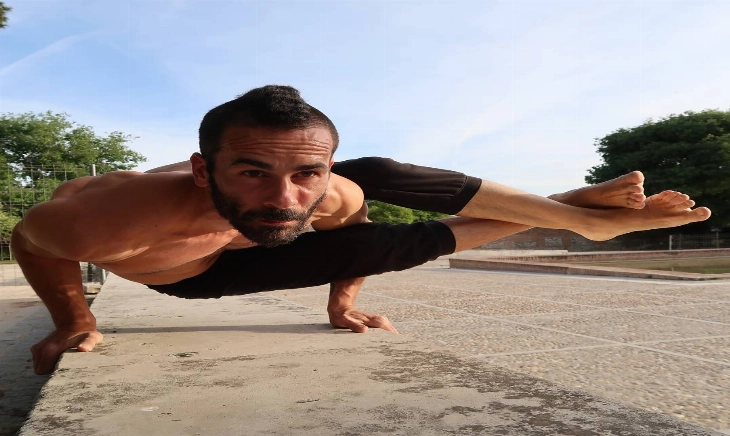 Rafa López, en un movimiento del Método Natural