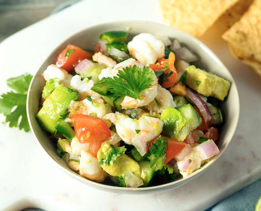 Ceviche de camarones
