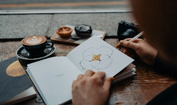 Libro que muestra una imagen del concepto Ikigai