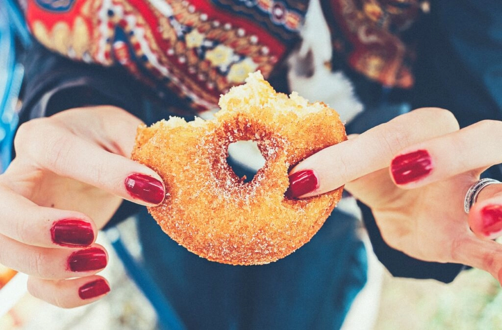 donut con azúcar