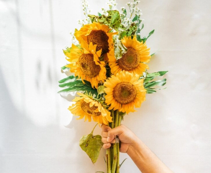 Ramo de girasoles