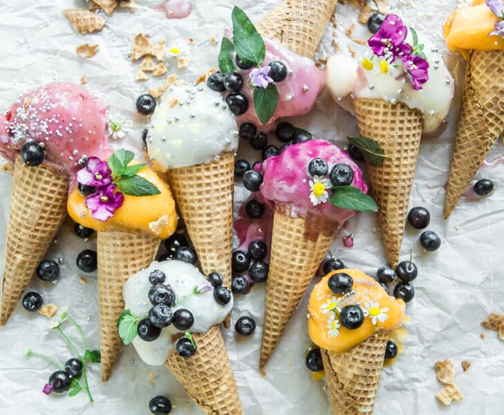 Recetas de helados saludables
