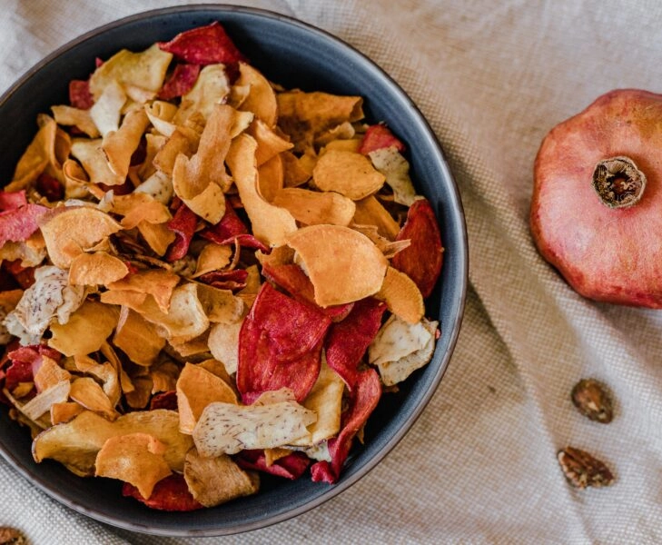 chips vegetales Alternativas saludables a las patatas fritas