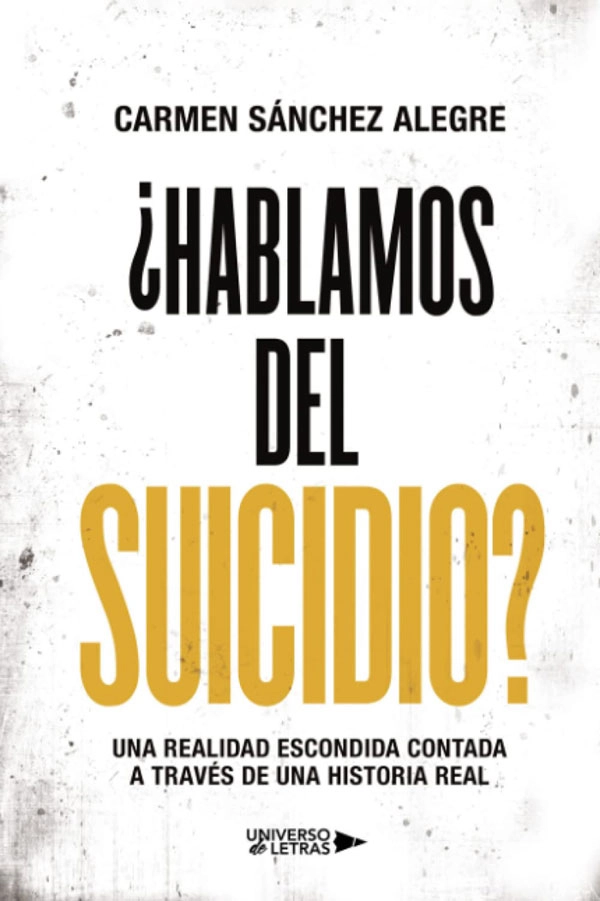 Portada del libro ¿Hablamos del suicidio?, de Carmen Alegre