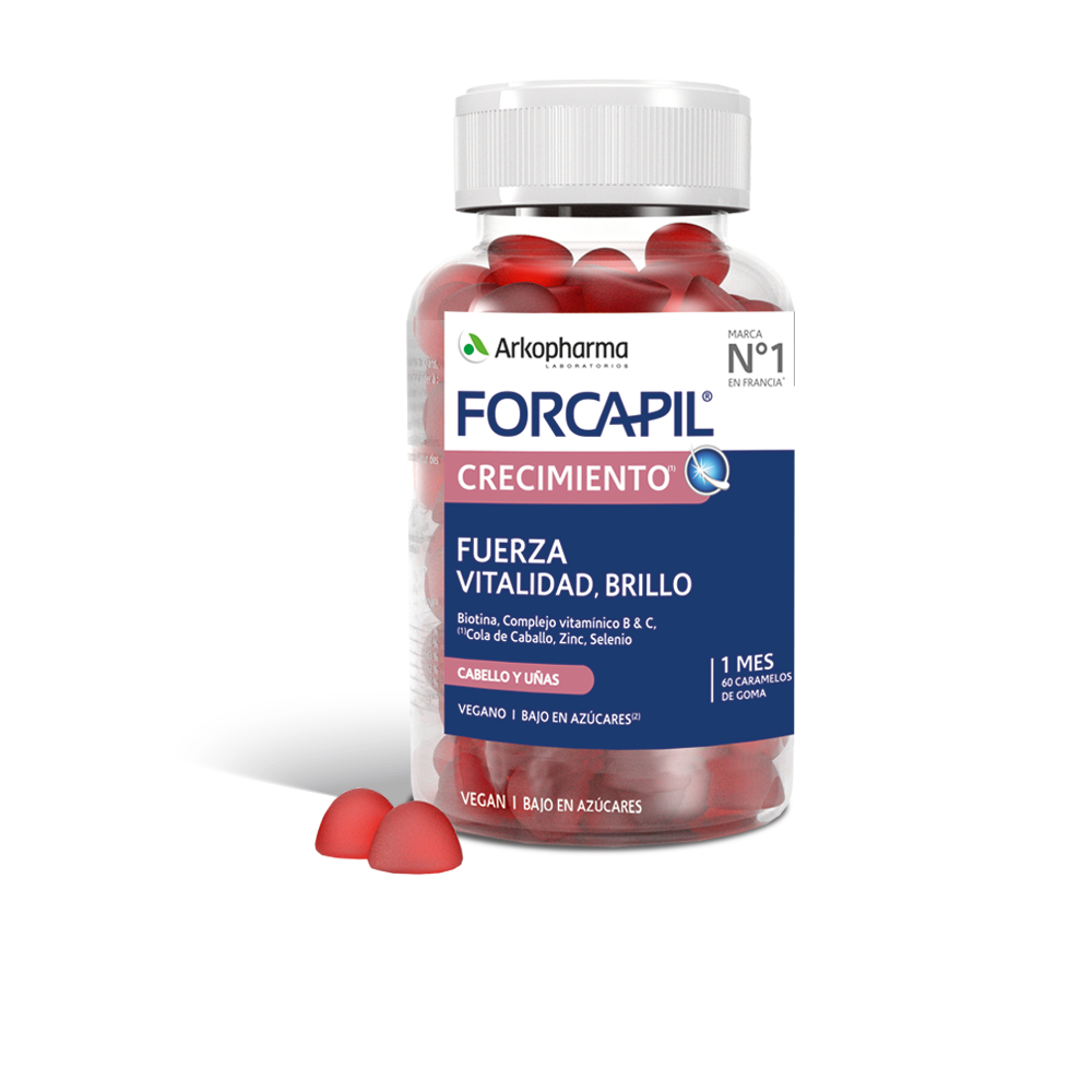 Forcapil® Gummies, caramelos de goma a base de vitaminas, minerales y cola de caballo
