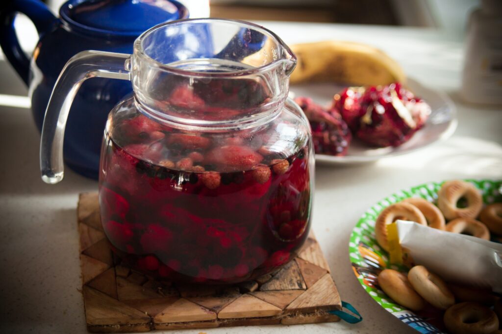 Infusión de frutos rojos para el otoño