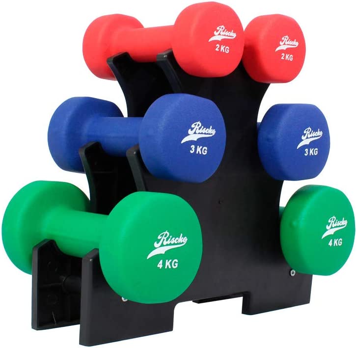 mancuernas con soporte