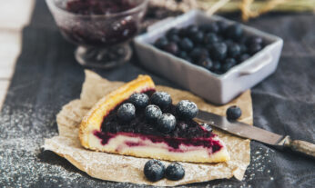 tarta de arándanos