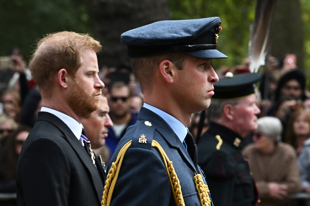 El príncipe Guillermo y Harry