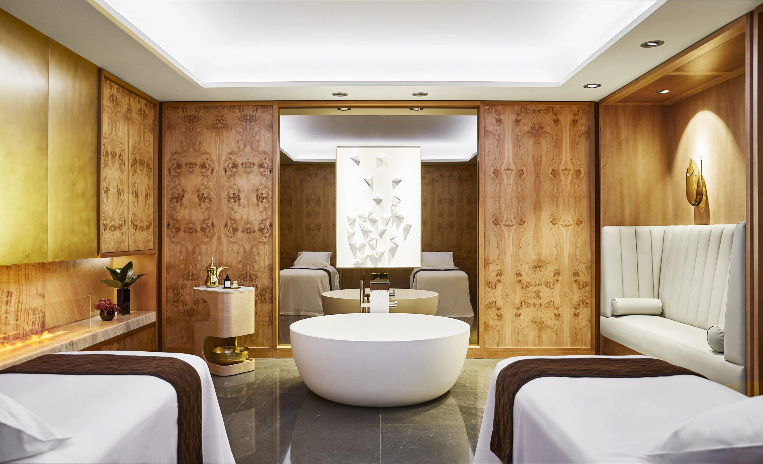 Una de las exclusivas cabinas del Spa Four Seasons Hotel Madrid