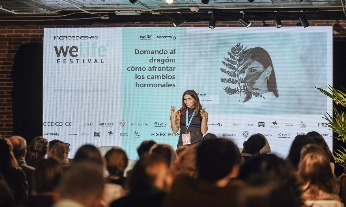 La nutricionista y naturópata Marta Marcé en Mercedes-Benz WeLife Tour Festival 2022.