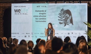 La nutricionista y naturópata Marta Marcé en Mercedes-Benz WeLife Tour Festival 2022.