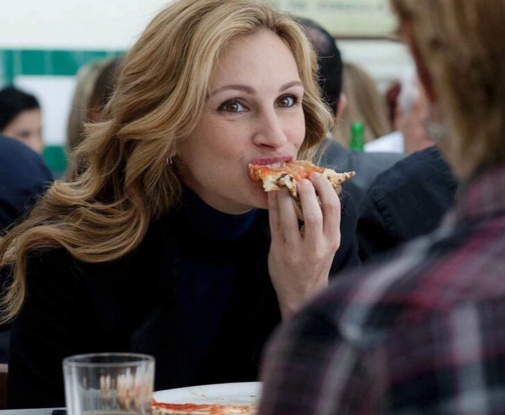 Julia Roberts en la película Come, Reza, Ama