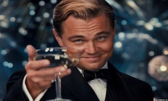 Fotograma de Leonardo Dicaprio en 'Lobo de Wall Street'