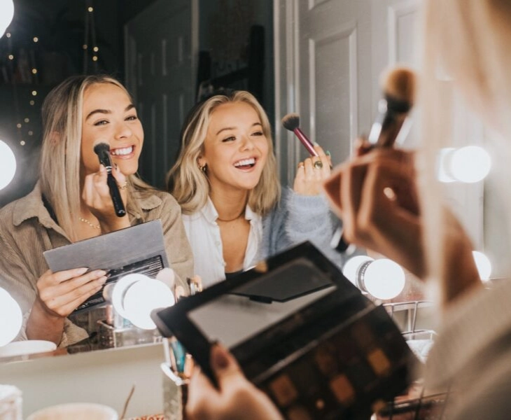 Maquillaje de la felicidad