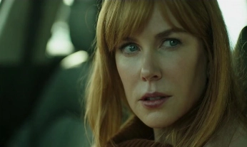 Nicole Kidman, con aspecto de fatigada, en fotograma Big Little Lies