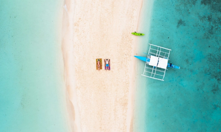 pareja vacaciones