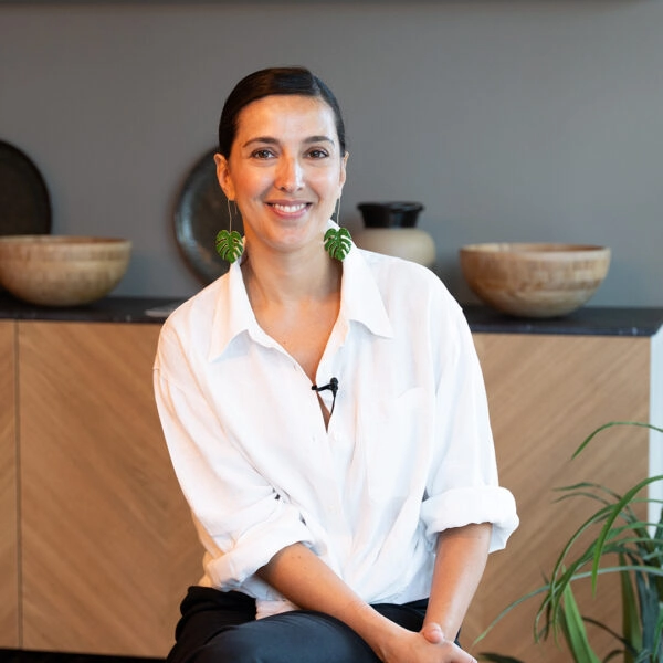 La actriz Carolina Lapausa.