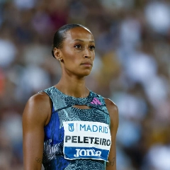 Ana Peleteiro durante el Meeting de Atletismo de Madrid. FOTO: Oscar J. Barroso/Europa Press Sports via Getty Images.