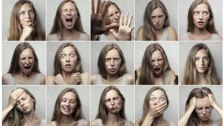 Todas las caras de un mismo día: así de rápido viajan las emociones del cerebro al intestino. Foto: Olly / Pexels