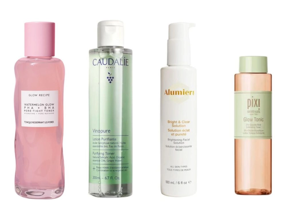 Tónicos para Three Skin Method con AHA y vitamina C