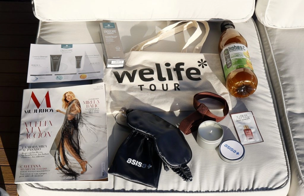 Goodie bag de WeLIfe Tour 2025 Bilbao