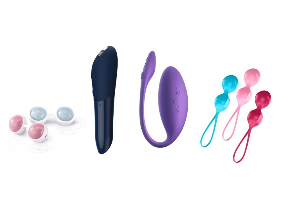 Bodegón de Juguetres sexuales para rehabilitación vaginal 