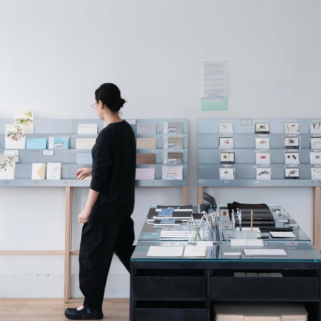 La papelería Geuwoll, en Seúl, donde escribir cartas es una realidad.