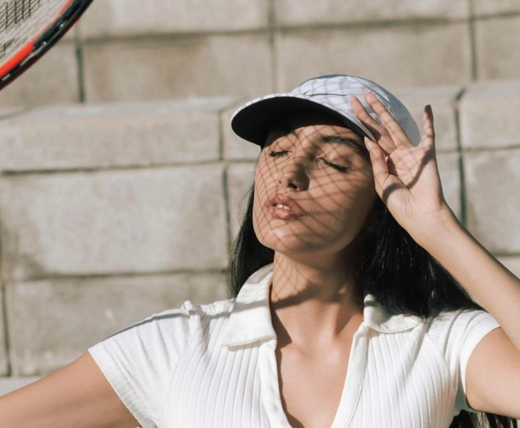 Mujer muestra cómo afecta el deporte al rostro