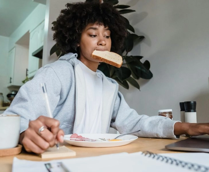 digestión y respiración comer con prisas y multitarea dificulta la respiración y la digestión