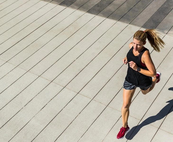 Mujer practica jeffing