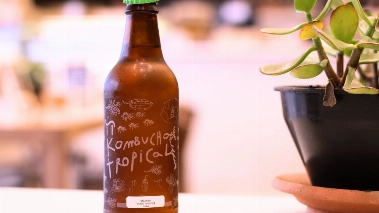 Botella de kombucha