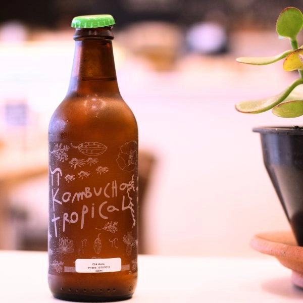 Botella de kombucha