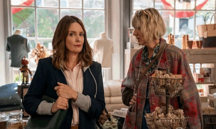 Fotograma de The Four Seasons con dos mujeres en edad de terapia hormonal sustitutiva