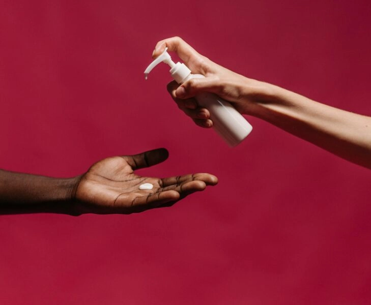 Minuto de oro de la crema corporal