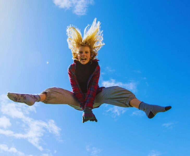 Saltar cuenta entre los ejercicios de agilidad