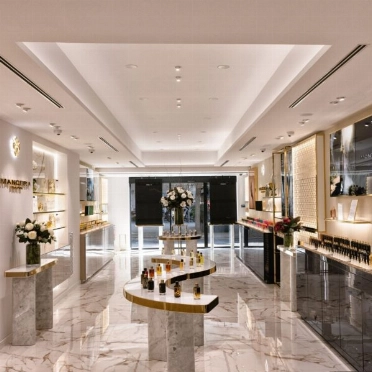 Detalle del interior de la nueva flagship store de Montale en Barcelona. FOTO: Cortesía de Montale. 