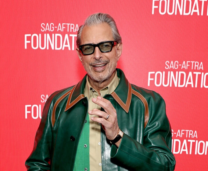 Jeff Goldblum disfruta de la vida
