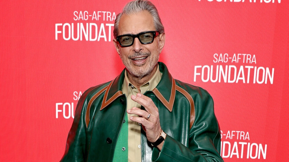 Jeff Goldblum disfruta de la vida
